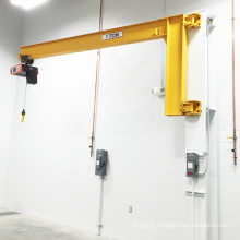 5ton 10m beam wall mounted jib crane for workshop